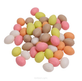 Jajka plastikowe 3cm mix kolorów 373.111 50szt/op (27172)