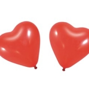 Balony w kształcie serca 100 szt./opk. 30cm