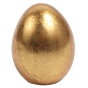 Złote jajko ceramiczne WIP-4-00340-21 (23881) 4cm