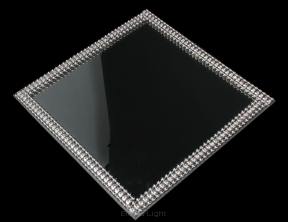 Lusterko podstawka a krylowym wykończeniem SZK-68-000357-21 19,5x19,5cm