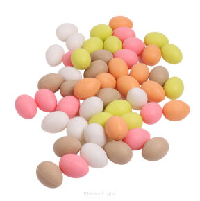 Jajka plastikowe 4cm mix kolorów 50szt/op 373.112 (27173)
