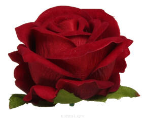 Róża wyrobowa welur P15-1902H śr6,5/h5,5cm