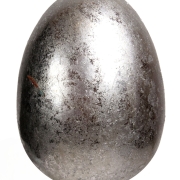 Jajko srebrne/ złote z tworzywa sztucznego CAR204/5 6cm