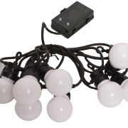 Lampki żarówki zewnętrzne i wewnętrzne Festoon Lights 10 Bulbs Multi-funkcion 4,5m 8h