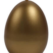 Świeca jajko złote 10672 wysokość 10cm