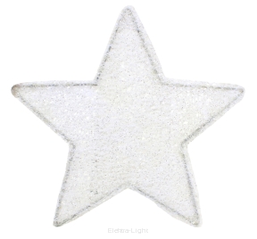 Gwiazda brokatowana 41CAN1334-15 śr15cm